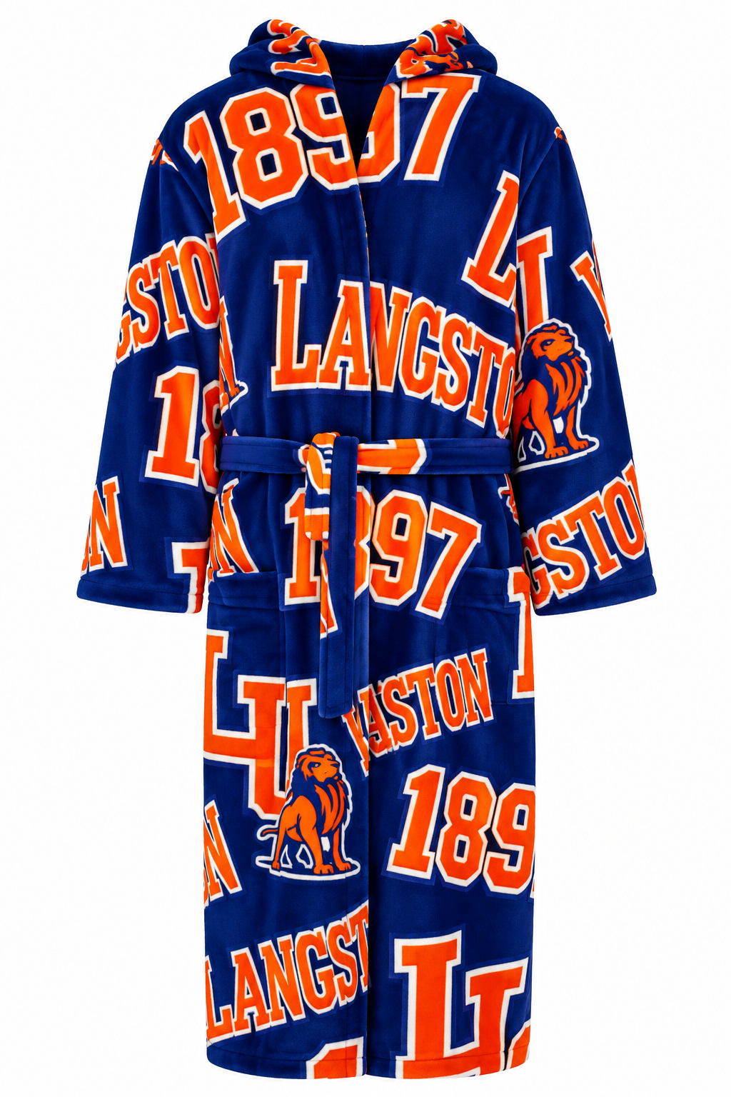 Langston University 1897 All-Over Print Robe
