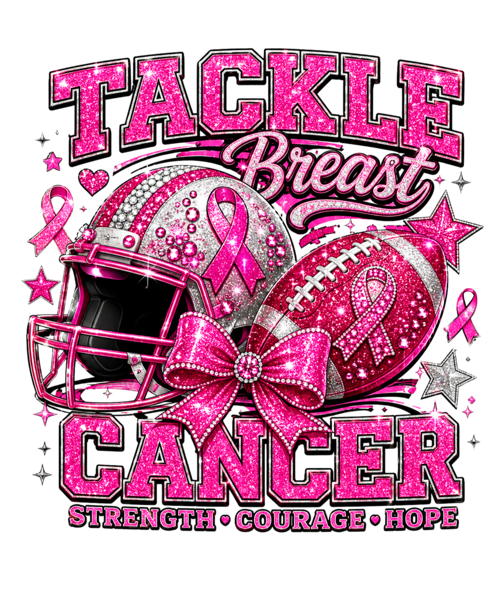 Pink Out Football – Breast Cancer Awareness Tee