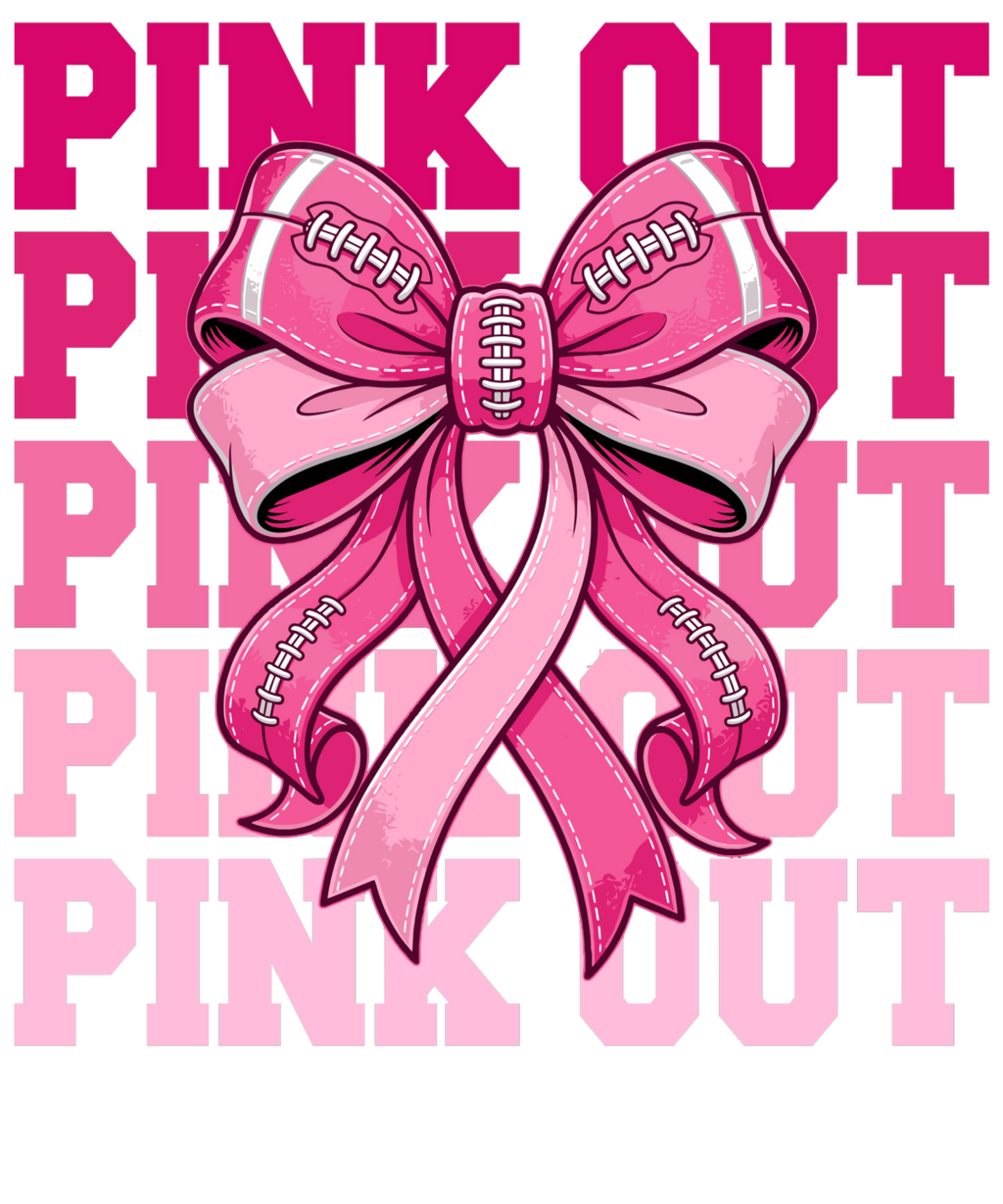 Faith & Strength Word Art – Breast Cancer Awareness Tee