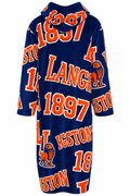 Langston University 1897 All-Over Print Robe